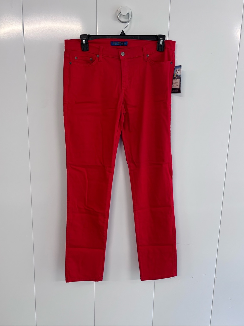 Judy Blue Red Skinny Pants Jeans Plus Size 1XL Style 80119 Stretch USA Made NWT